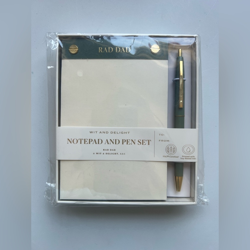 Rad Dad Notepad and Pen Set
